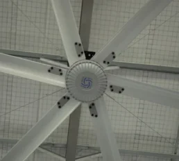 Silver Marut Air Industrial. HVLS BLDC Fan